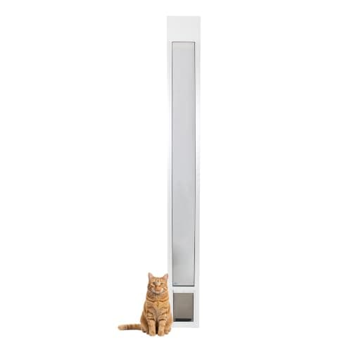 PetSafe Sliding Glass Pet Door, 1 Piece, Small Dogs to 15 lb, White
