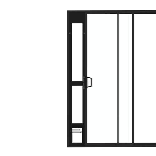 Hakuna Pets Dog Door for Sliding Glass Door - Tempered Glass Patio Insert