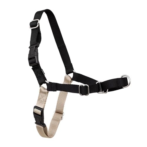 PetSafe Easy Walk Harness, No Pull Dog Harness, Black, Medium