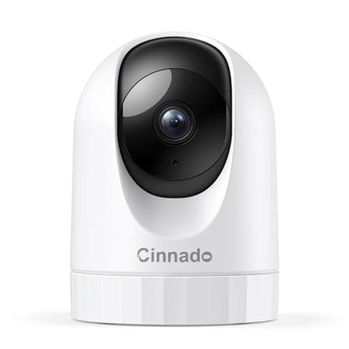 Cinnado 2K Security Camera Indoor for Pet/Dog/Baby with Phone App, D1 1Pack