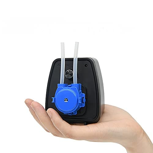 Kamoer KCP-X Mini Peristaltic Pump 24V Low Flow Rate 19-65ml/min | Adjustable Speed for Aquarium Lab Liqiud Dosing Pumpwith Power Adapter Silicone Tube