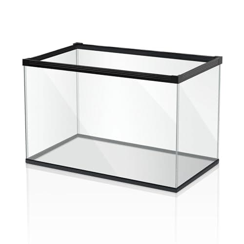 Ultra Clear Glass Aquarium Thickened Large Fish Tank -Suitable for High-end Fish Enthusiasts (29 Gallon, Tank)