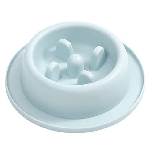 WOZUN Dog Slow Feeder Round Bowl Interactive Fun Shape Bowls Bloat Stop Choking for Small Dogs