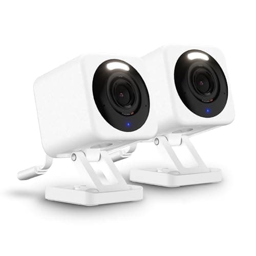 WYZE Cam v4, 2.5K Indoor/Outdoor Security Camera, Color Night Vision | Easy App Setup, Enhanced Two-Way Audio and Motion Detection for Home Security, Baby Monitoring and Pet Camera