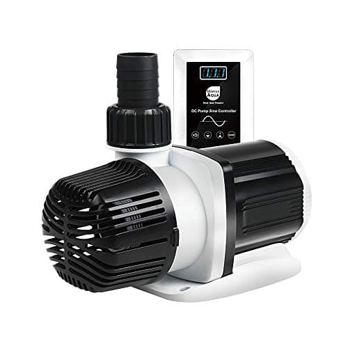 Orlushy Silent Swirl Controllable DC Aquarium Pump with Wave Function/Mode and sine Ultra Quiet Controller for Salt/Freshwater Coral Reef Fish Tank Sump Circulation