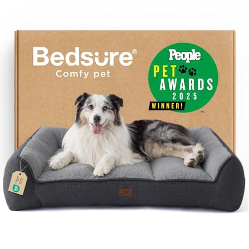 Bedsure SupportMax® Extra Thick Orthopedic XL Dog Beds Large Sized Dog