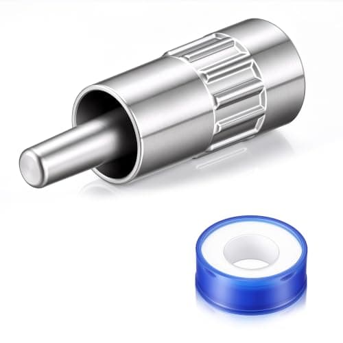 Newtay 1 Pcs Outdoor Automatic Dog Water Spigot Hose Attachment | For Medium & Large Dogs, Water-saving Fountain Tap, PTFE Thread Seal Tape Included, Easy Hose Connection, Pet Waterer