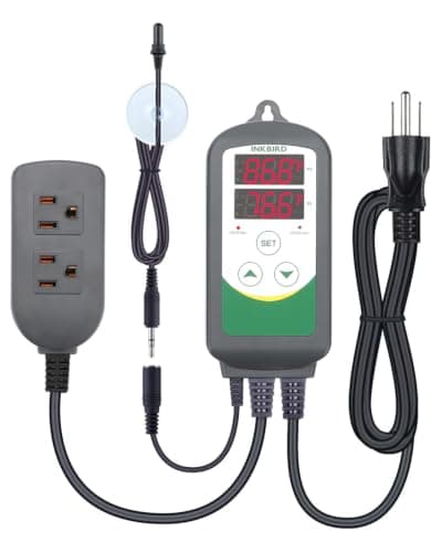 Inkbird ITC-308S Aquarium Heating and Cooling Dual Stage Temperature Controller Freshwater Saltwater Aquarium Tropical Fish Ornamental Shrimp