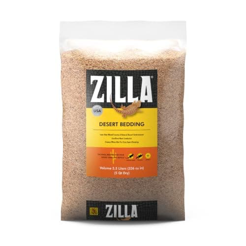 Zilla Desert Bedding Reptile Substrate for Bearded Dragon, 5 Quarts