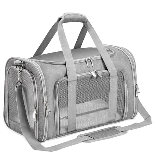 LEHNI Soft-Sided Cat/Dog/Pet Carrier, Collapsible Pets Travel Carriers