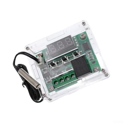 Heating Cooling Switch for w1209 for Aquarium Fan Heating Cooling | -50 to 110C range, 0. resolution, heating/cooling mode, 12V input, easy setup buttons