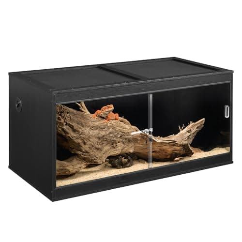 unipaws 110 Gallon Reptile Tank for Lizards, Bearded Dragon Enclosure Cage