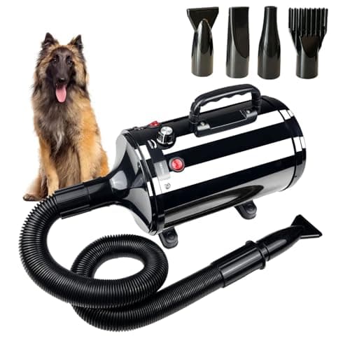 GULUQI Dog Dryer High Velocity Professional Pet Grooming Dryer