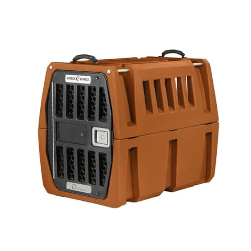 Gunner G1 Small Dog Kennel, Double Wall Rotomolded Travel Crate, 5 Star Crash Tested Pet Carrier, Ducks Unlimited Orange