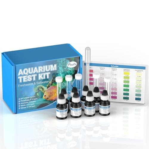 Pawfly 5 in 1 Aquarium Water Master Test Kit, Fish Tank Water Testing Kit