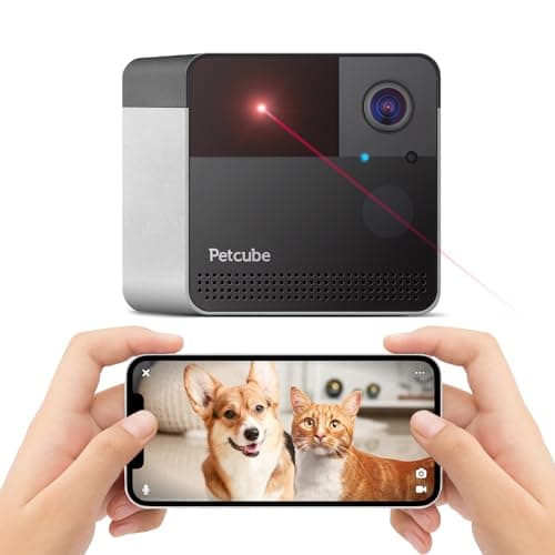 Petcube Play 2 - Wi-Fi Pet Camera with Laser Toy for Cats & Dogs
