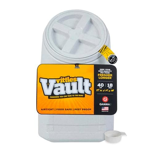 Vittles Vault Airtight Stackable Pet Food Storage Container, Up to 40lbs