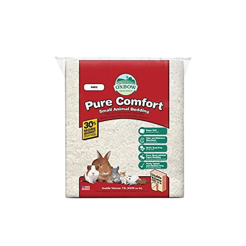 Oxbow Small Animal Bedding, Hamster, Guinea Pig, Rabbit, White, USA, 72 L