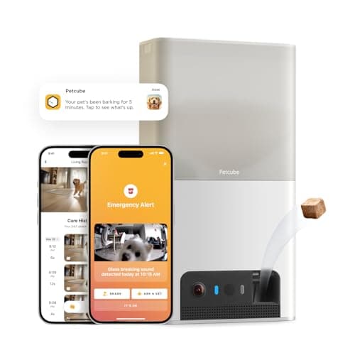 Petcube Bites 2 Lite - WiFi Pet Camera with Treat Dispenser & App