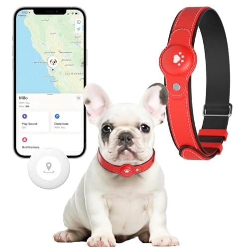 New GPS Tracker for Dogs: Smart Pet Collar with Real-Time Tracking,No Monthly Fee/Subscription (iOS & Android) Waterproof, Anti-Lost,365-Day Long Battery Life GPS Tracker Dog Collar(Tracker Included)