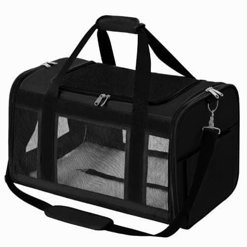 Extra-Large Cat Carrier, Soft-Sided Collapsible Pet Carrier up to 22 lbs