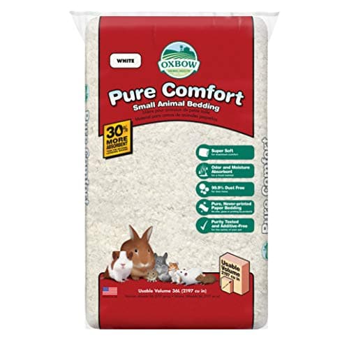 Oxbow Small Animal Bedding, Hamster, Guinea Pig, Rabbit, White, USA, 36 L