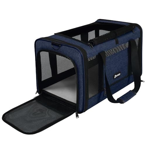 GAPZER Cat Carrier 18x11x11 United Airline Approved, Soft Pet Flying Kennel