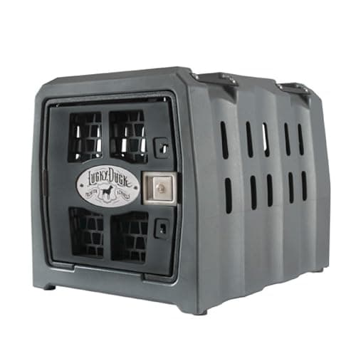 Lucky Dog Kennel, Durable Crash Tested Portable Dog Crates, Medium