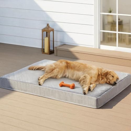 RRPETHOME Indestructible Dog Beds for Aggressive Chewer, Chew Proof Dog Bed
