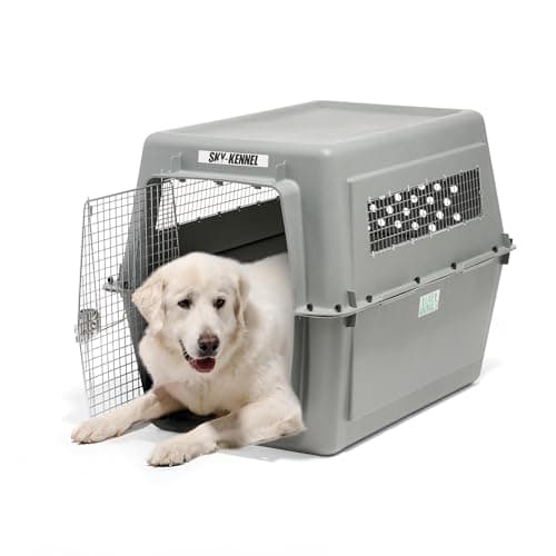 Petmate Sky Kennel for Air Travel, 48in Dog Crate for Pets 90 to 125lbs