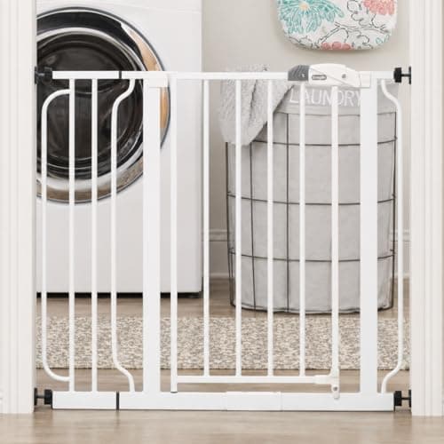 Regalo Safety 29"-38.5" Easy Step Baby Gate, Bottom of Stairs & Doorways