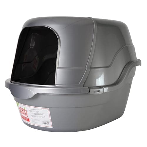 Nature's Miracle Hooded Flip Top Cat Litter Box with Charcoal Filter