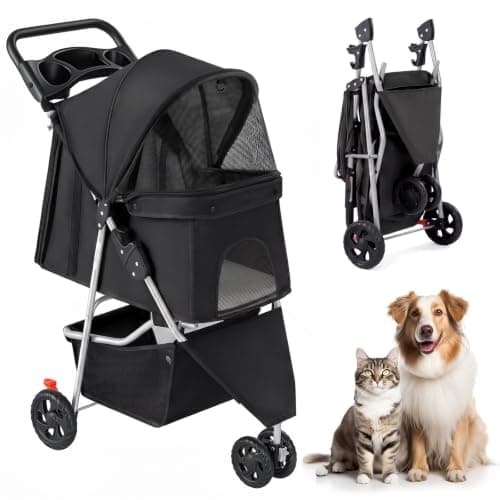 8 Best Pet Strollers in 2026 — Easy-Glide Picks for Safer Walks, Travel, and Older Pets