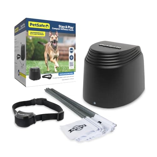 PetSafe Stay & Play Compact Wireless Dog Fence, Up to 3/4 Acre
