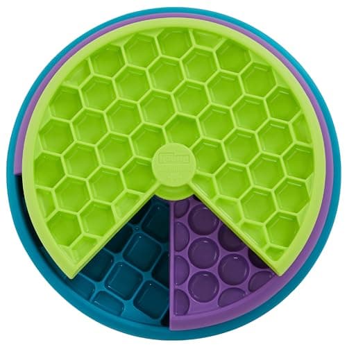 Outward Hound Nina Ottosson Lickin’ Layers 3-in-1 Dog Toy Treat Puzzle, 10"