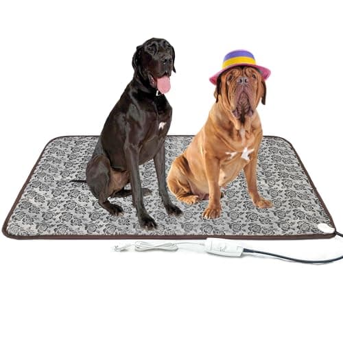 DEOMAN Extra Large Pet Heating Pad for Dogs, Cats & Puppies Electric Heated Bed mat