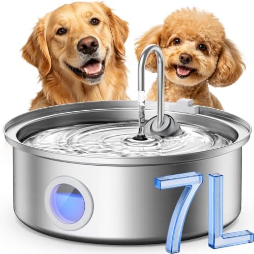 Oneisall Dog Water Fountain PWF002 with 1Filters