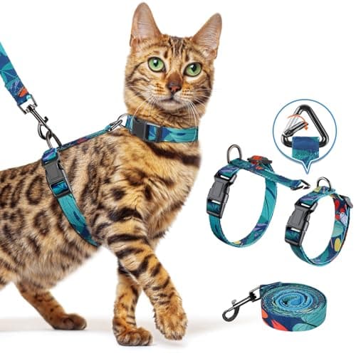 Halypet Cat Harness and Leash Set, Escape Proof Cat Harnesses