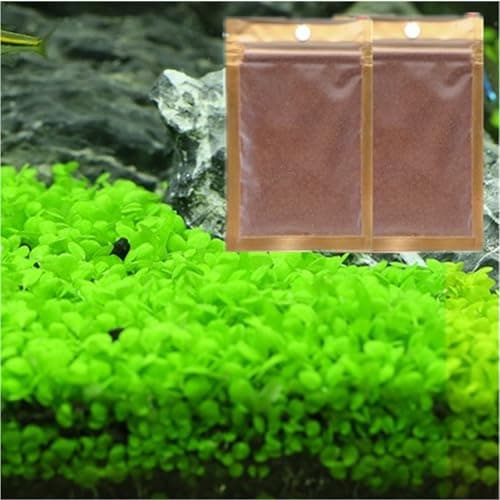 LUKAWES 2 Pack Aquarium Plants for Fish Tank Easy Growing Real Carpet Decor for Fish Tank