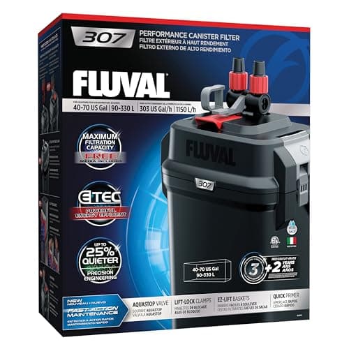 Fluval 307 Perfomance Canister Filter for Aquariums up to 70 Gallons