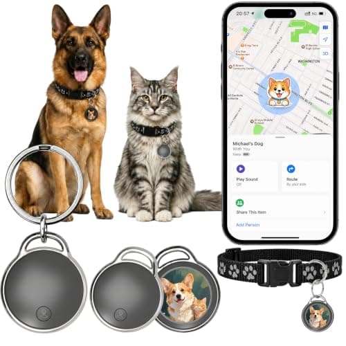 GPS Tracker for Dogs/Cats, Real-Time Tractive GPS Tracker Device