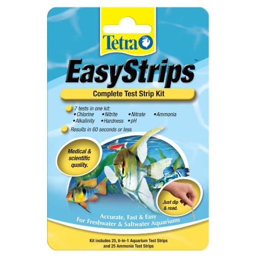Tetra EasyStrips Complete Aquarium Water Test Kit, 25 Count