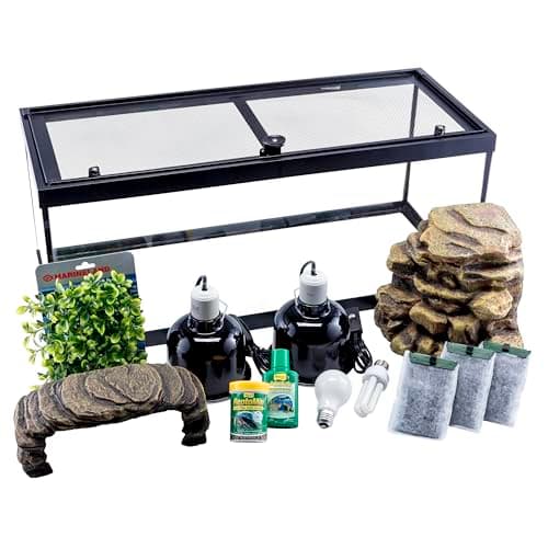 Tetra 20 Gallon Deluxe Aquarium Kit for Aquatic Turtles