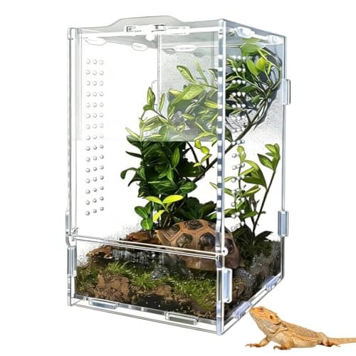 Reptile Terrariums Ventilation Acrylic Clear Escape Proof